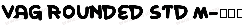 VAG ROUNDED STD M字体转换
